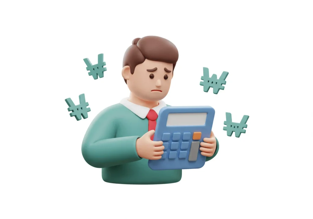 고금리 시대 소상공인의 고민을 표현